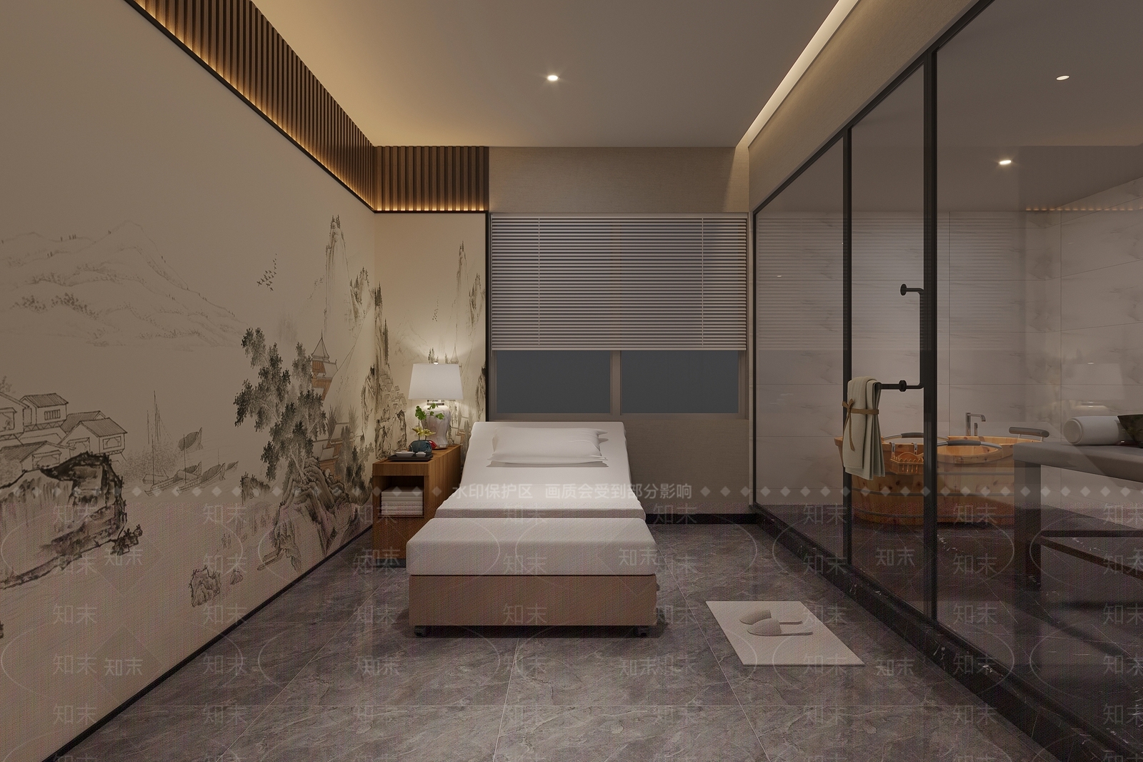 洗浴中心3D模型下载【ID:1143755218】