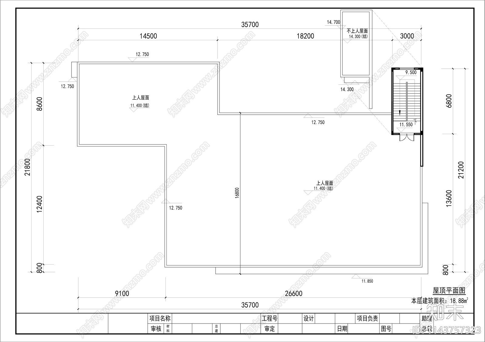 幼儿园建筑cad施工图下载【ID:1143757323】