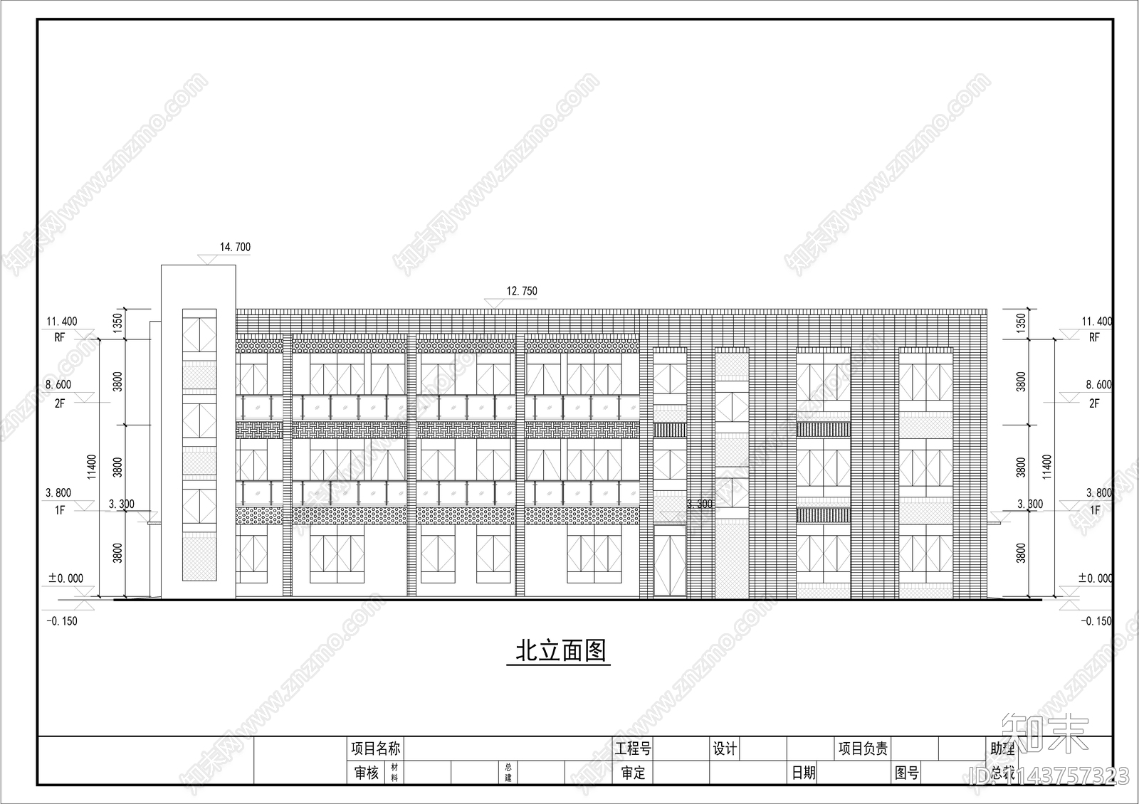 幼儿园建筑cad施工图下载【ID:1143757323】