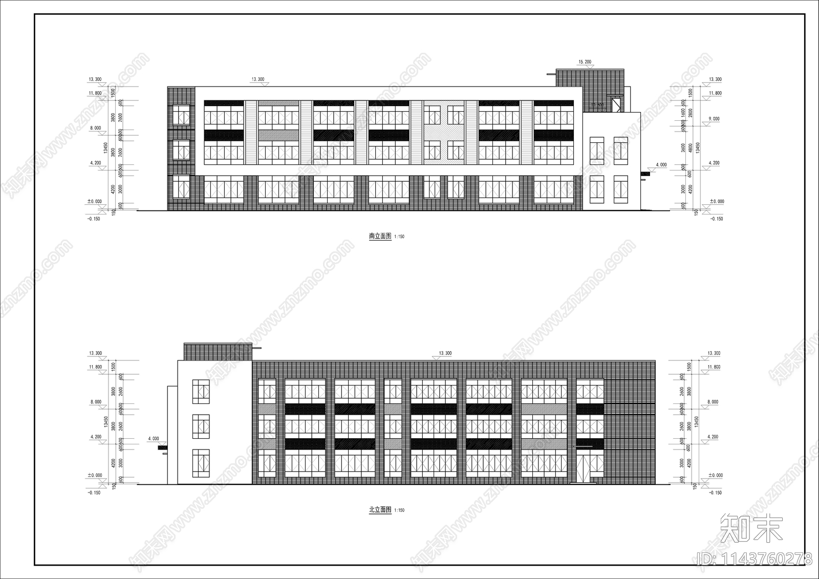 幼儿园建筑cad施工图下载【ID:1143760278】