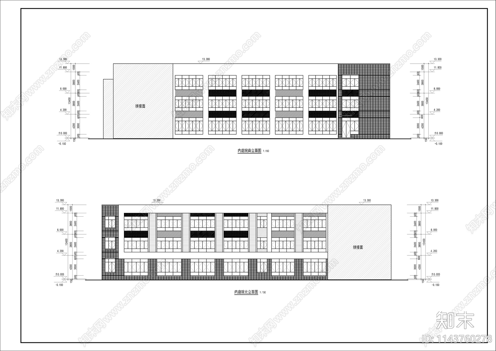 幼儿园建筑cad施工图下载【ID:1143760278】
