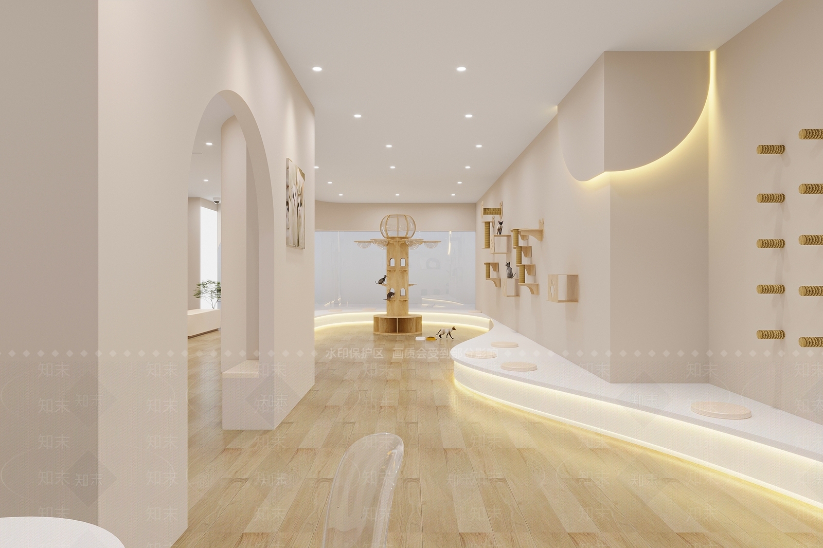 宠物店侘寂3D模型下载【ID:1143761847】