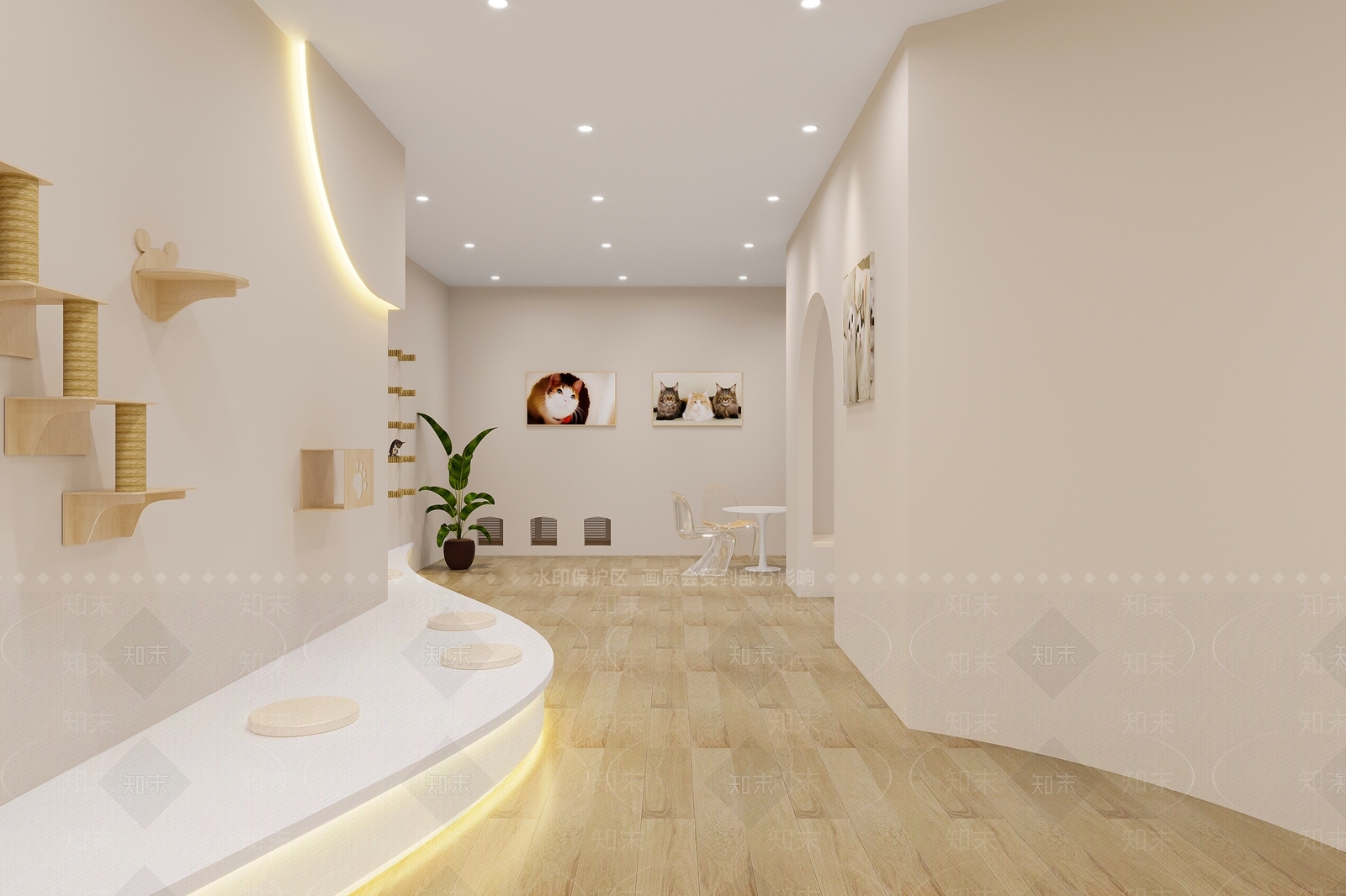 宠物店侘寂3D模型下载【ID:1143761847】