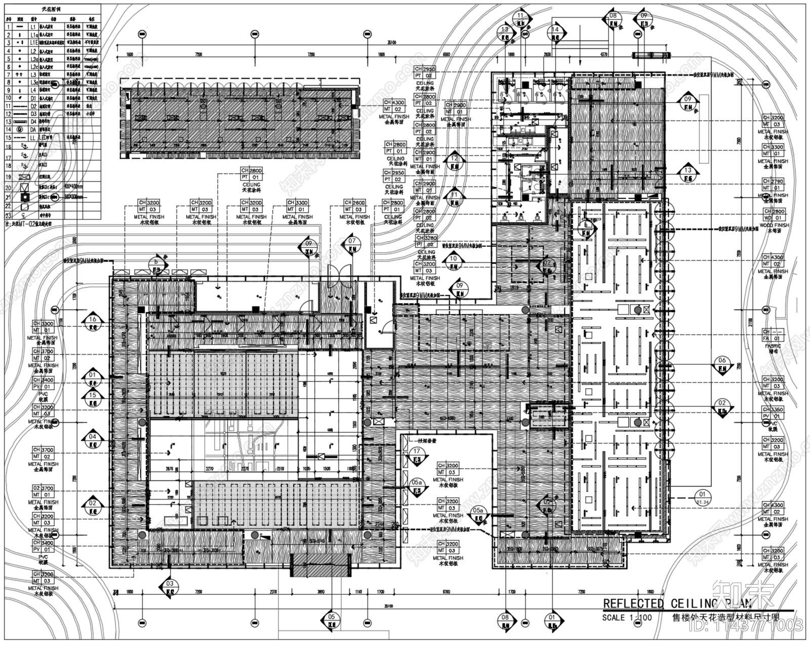 丹健设计中山售楼处室内cad施工图下载【ID:1143771003】