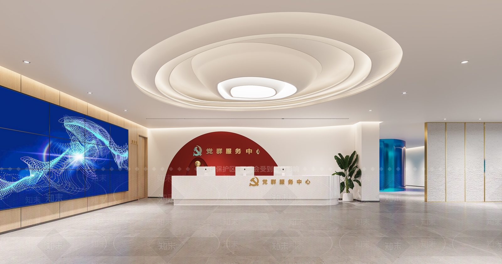 现代大堂3D模型下载【ID:1143790628】