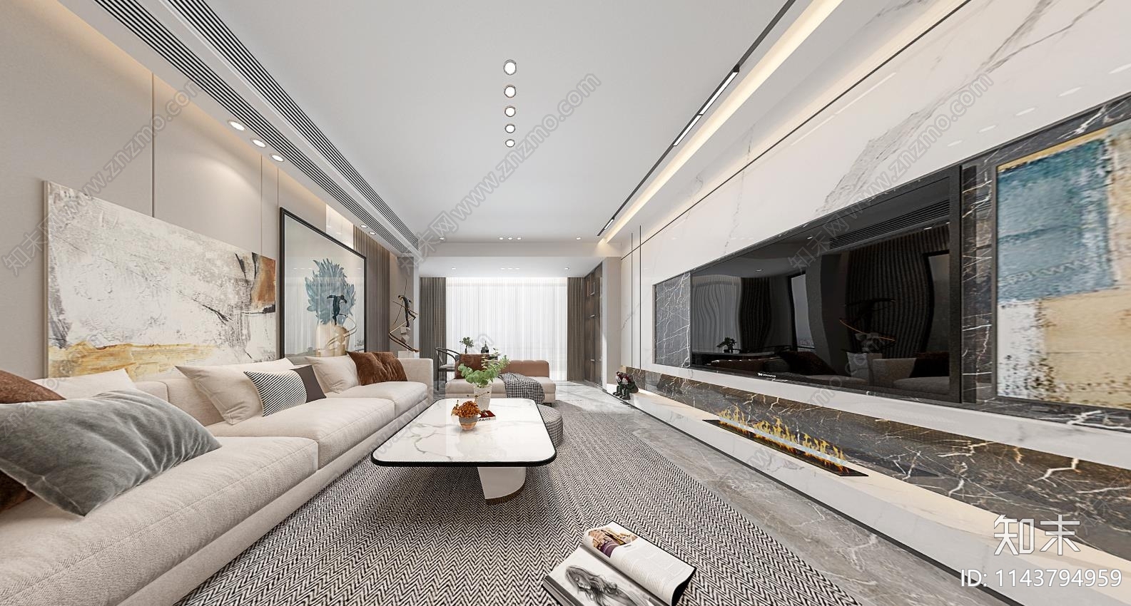 科城山庄峻和园平层家装室内施工图下载【ID:1143794959】