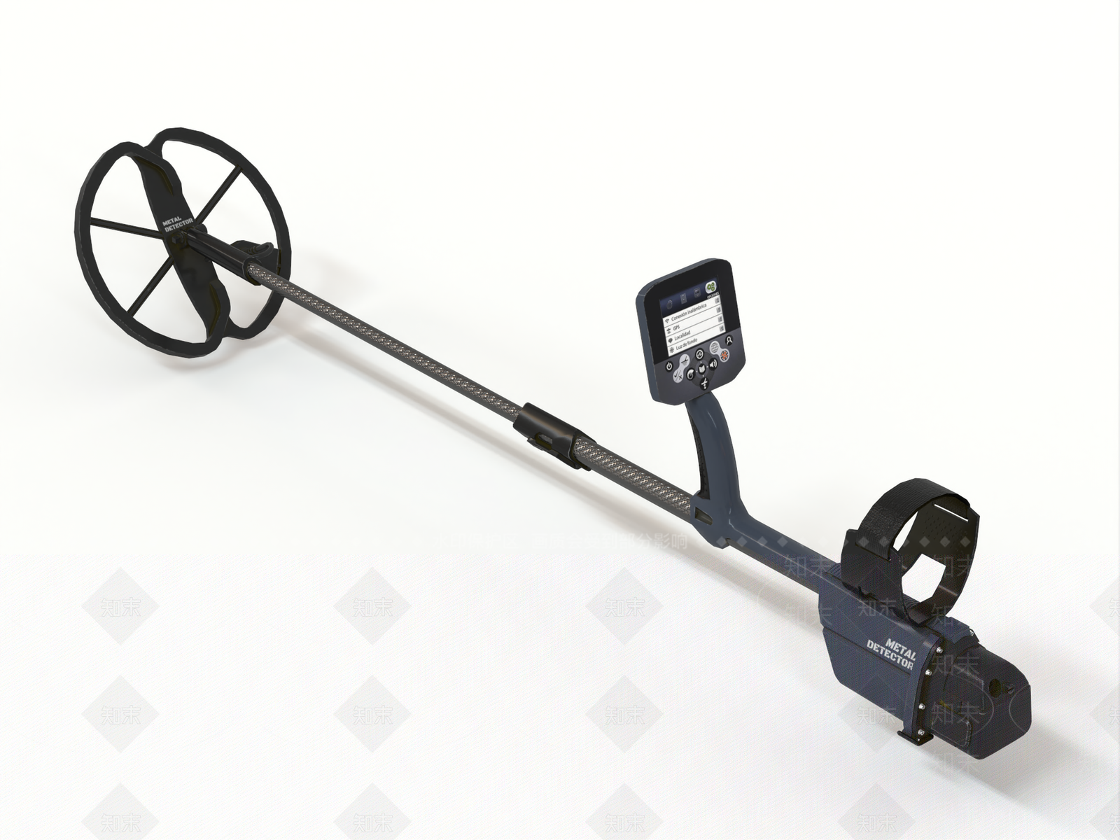 金属探测器SU模型下载【ID:1143800123】