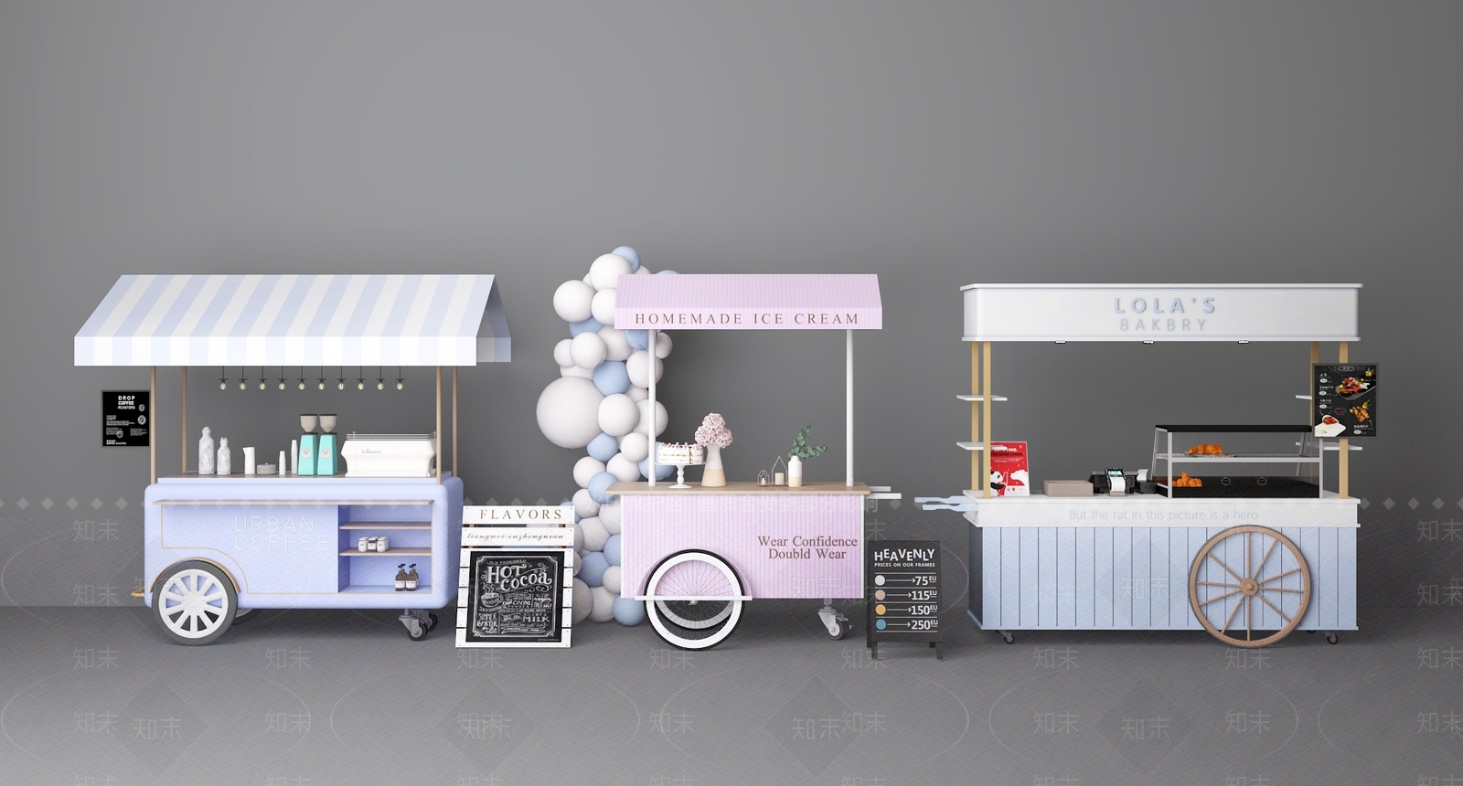 现代售货车SU模型下载【ID:1143811042】