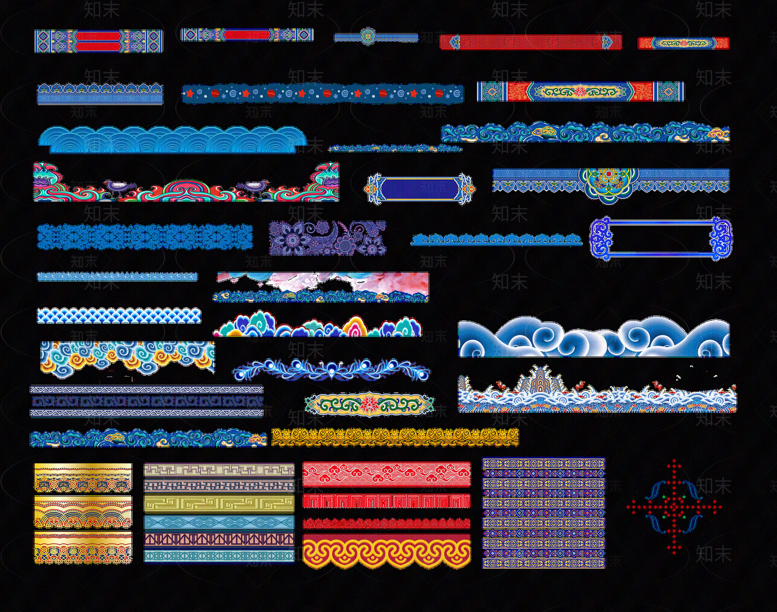 古典彩绘木梁贴图下载【ID:1143816321】