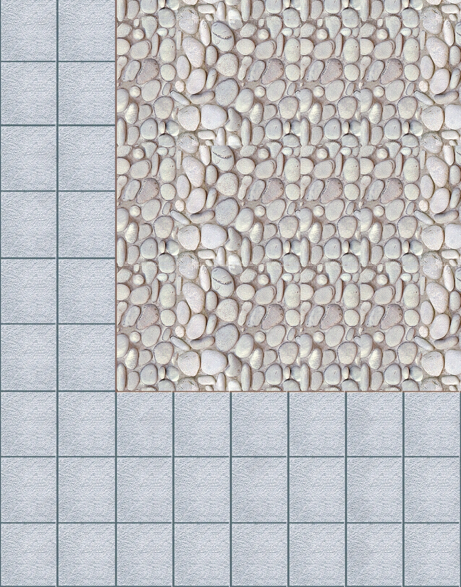 户外拼接鹅卵石碎石子地面弹石碎拼砖石铺地石头水洗石贴图下载【ID:1143838648】