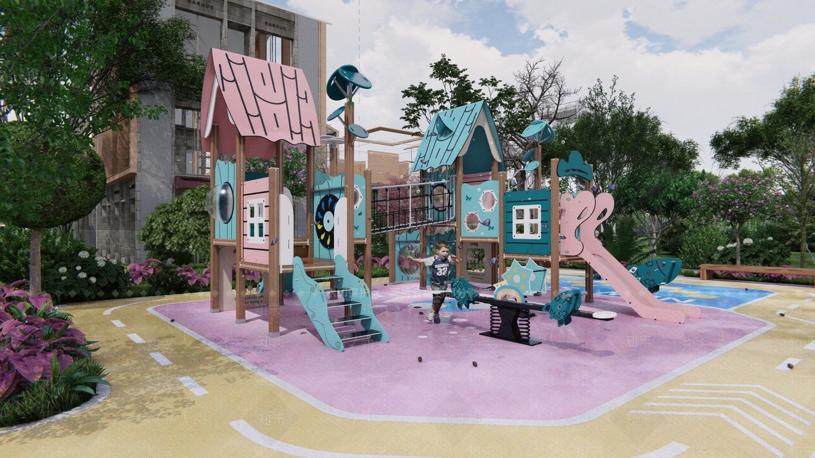 儿童游乐设备3D模型下载【ID:1143839677】