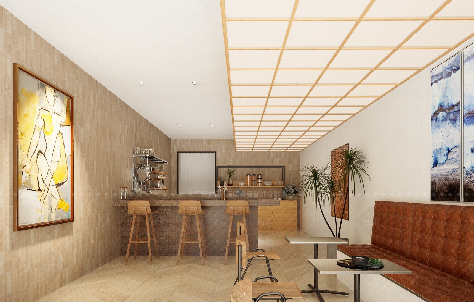东南亚餐厅SU模型下载【ID:1143841980】