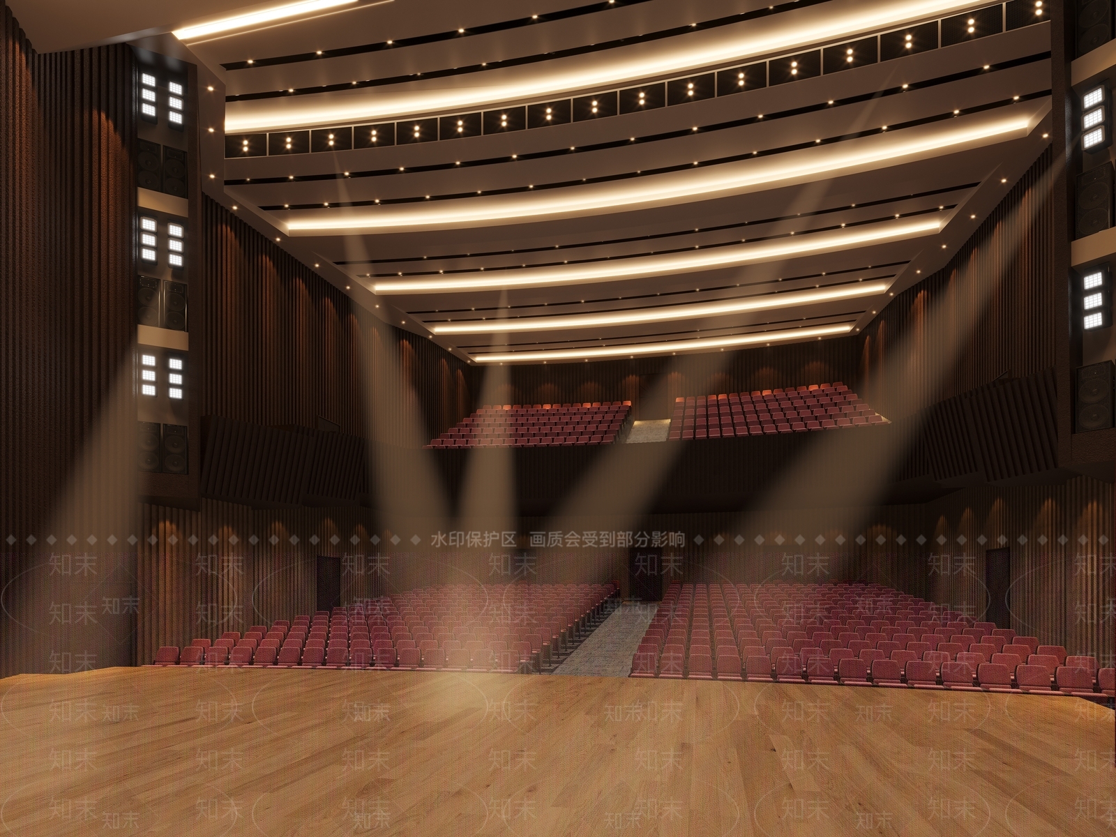现代报告厅3D模型下载【ID:1144011992】
