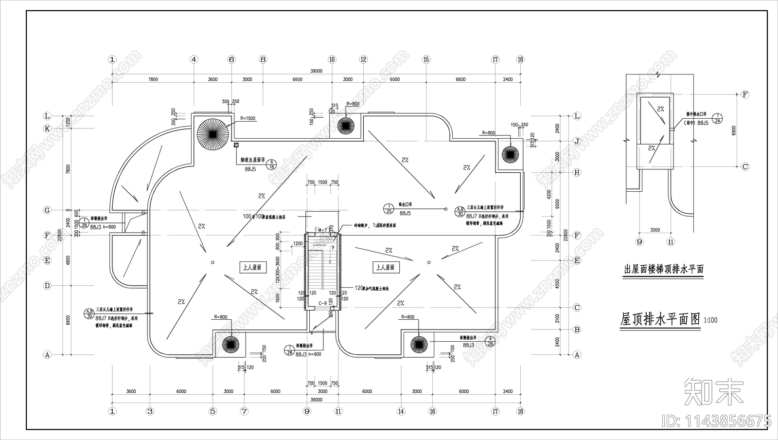 幼儿园建筑cad施工图下载【ID:1143856675】