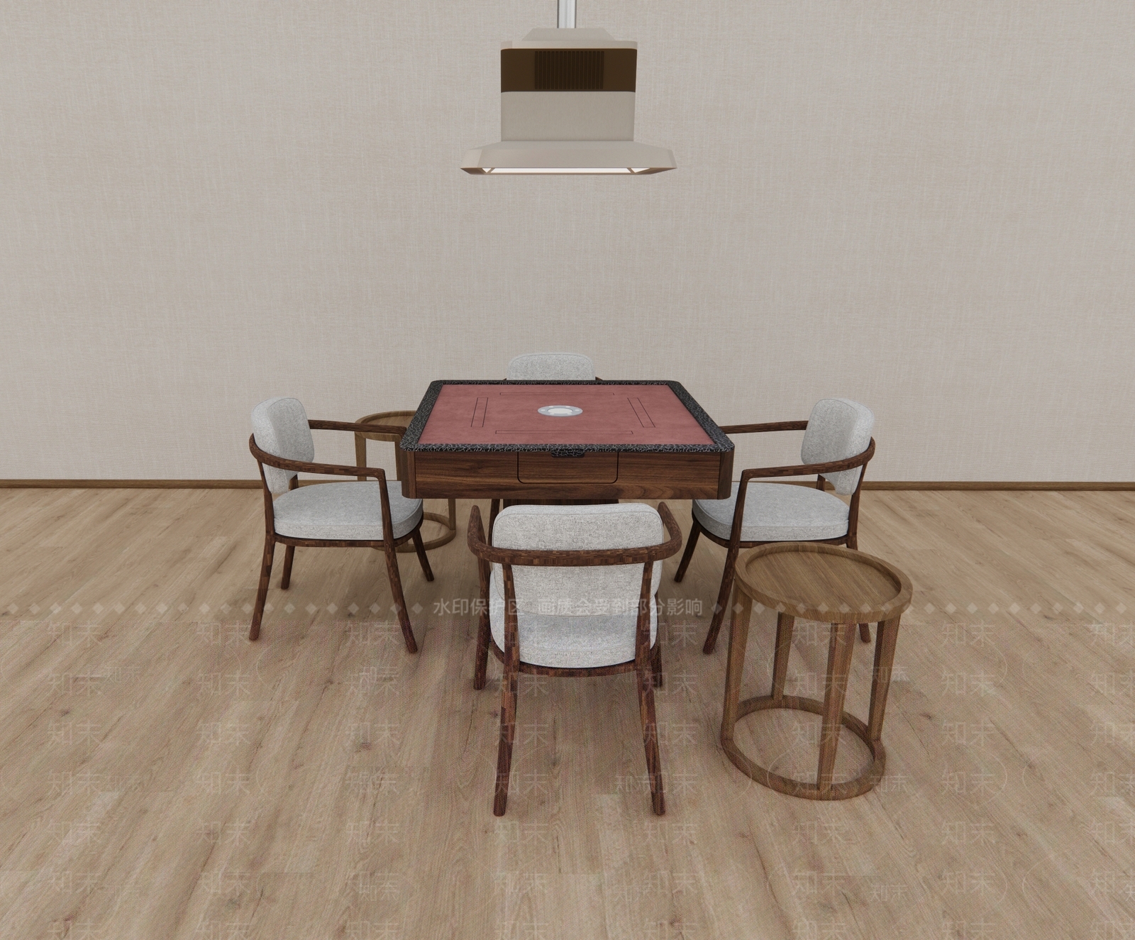 棋牌室麻将桌椅SU模型下载【ID:1143956330】