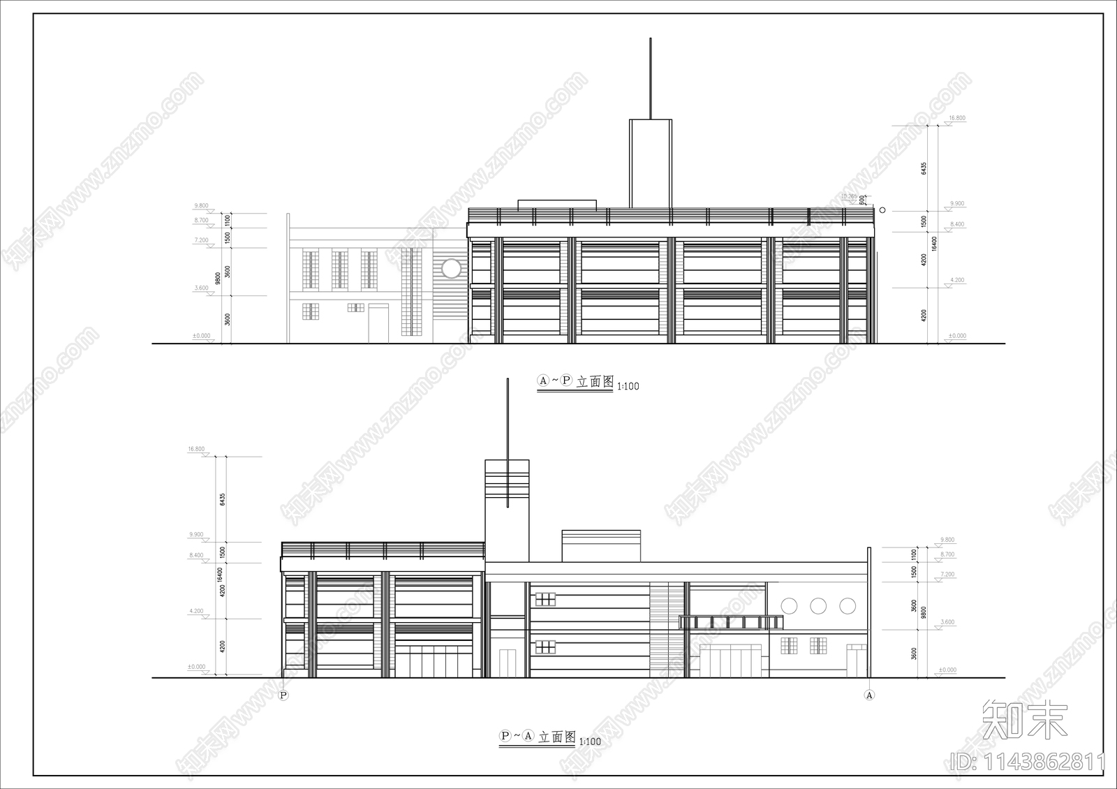 幼儿园建筑cad施工图下载【ID:1143862811】