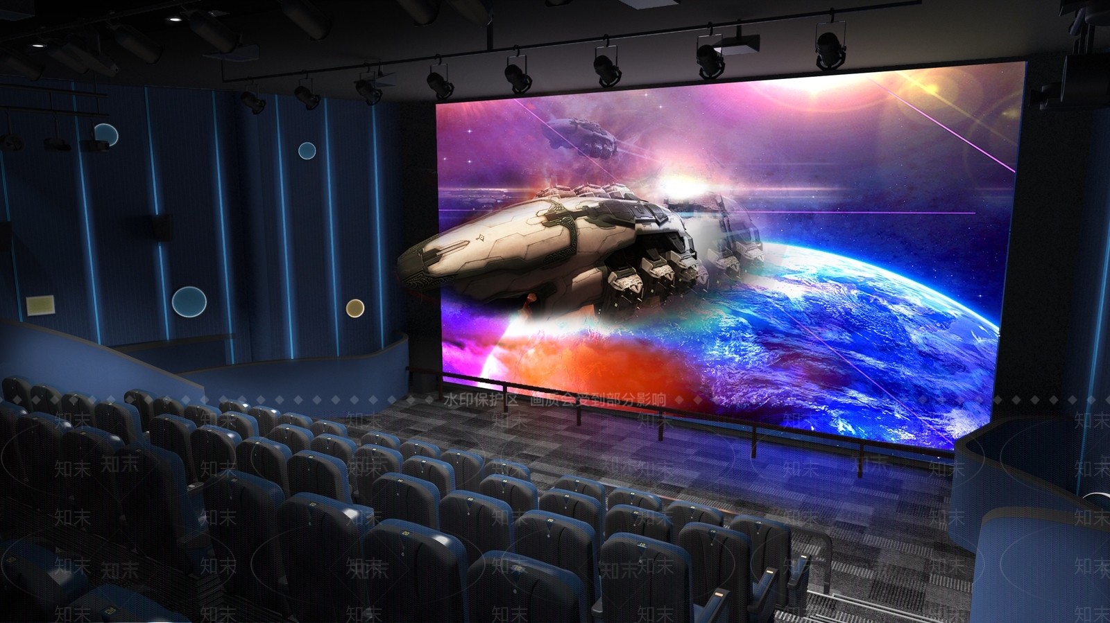 现代电影院3D模型下载【ID:1143909266】