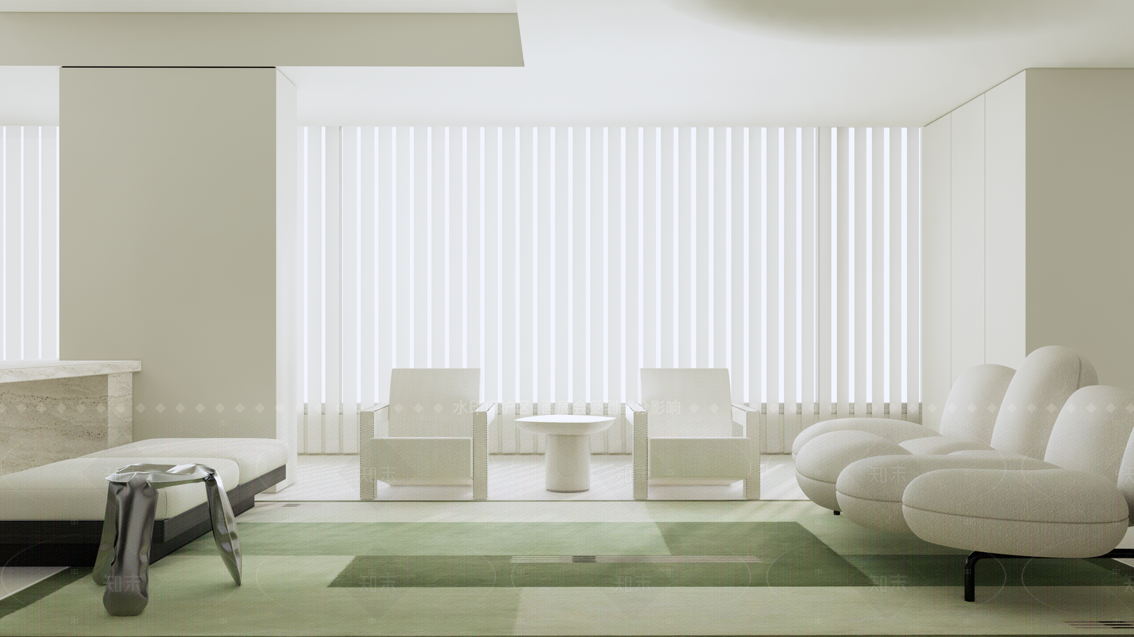 现代家居客厅SU模型下载【ID:1215954935】
