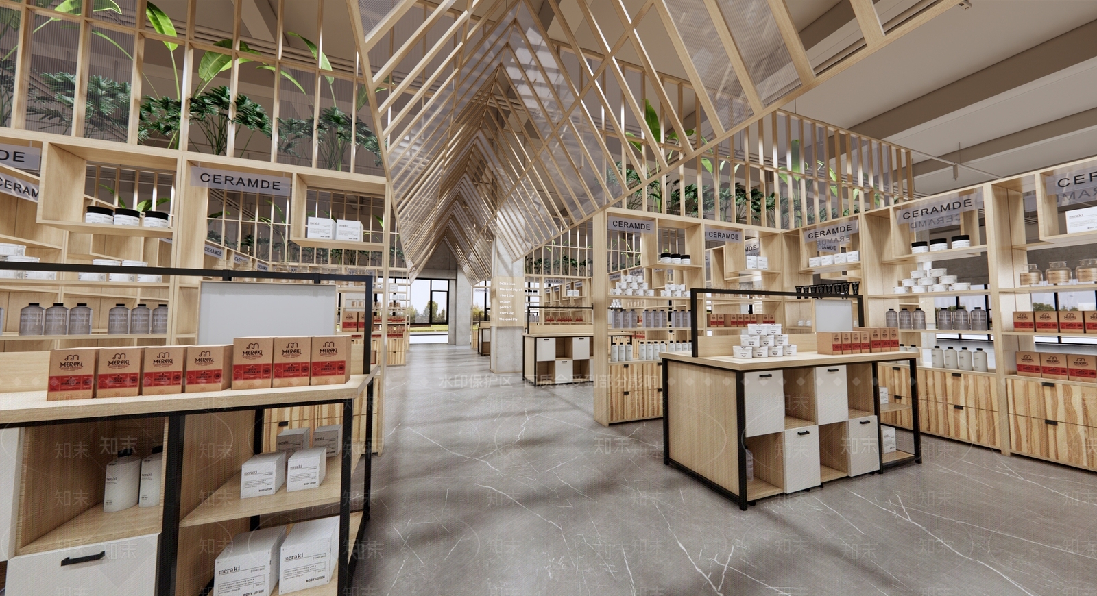 北欧超市商场3D模型下载【ID:1143930041】
