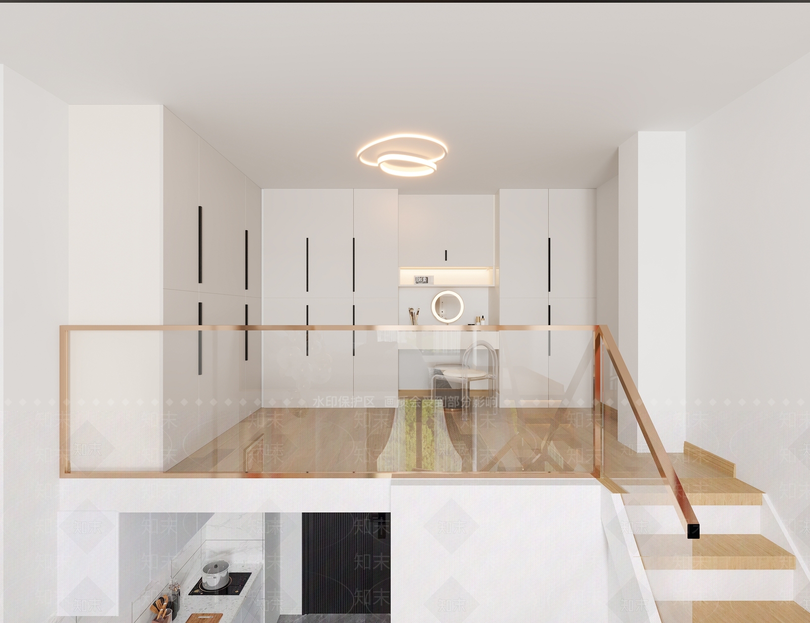 现代loft公寓3D模型下载【ID:1143930517】