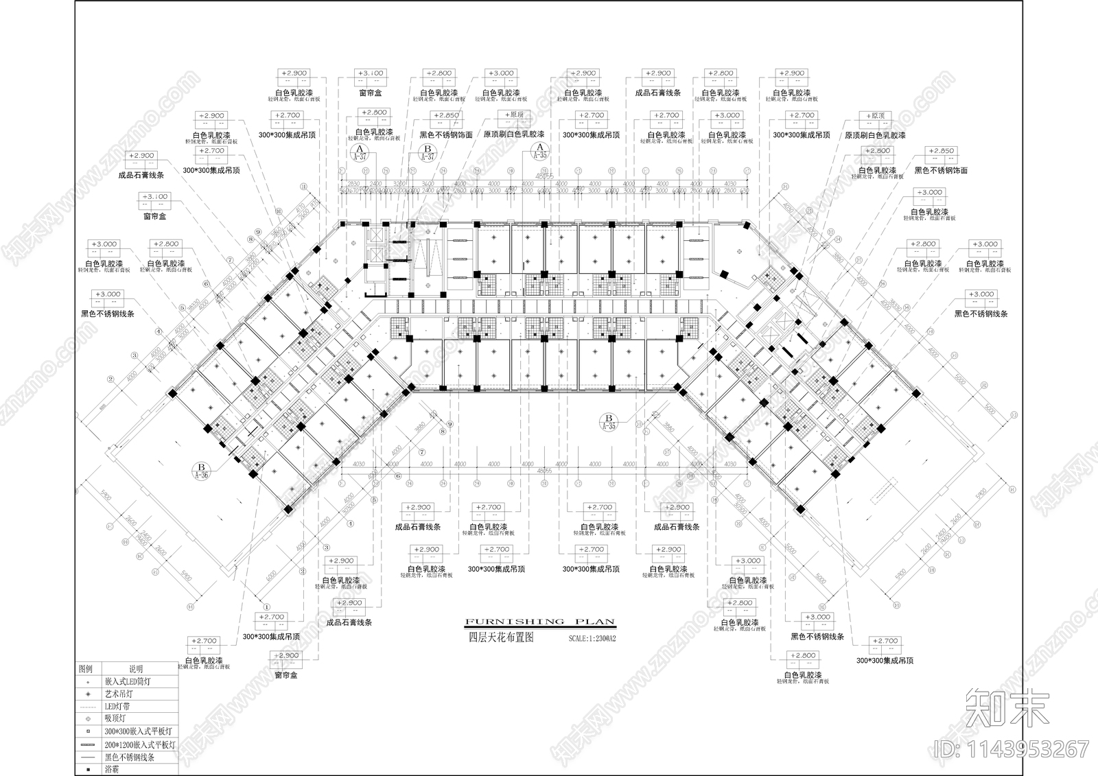 人才公寓室内cad施工图下载【ID:1143953267】