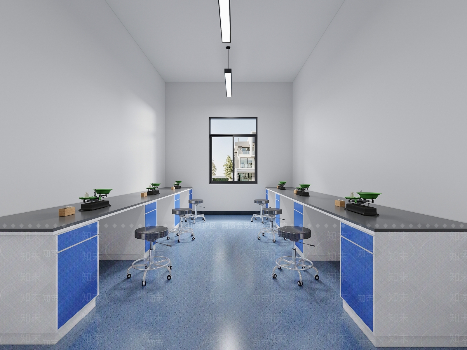 现代学校科学实验室3D模型下载【ID:1143961983】