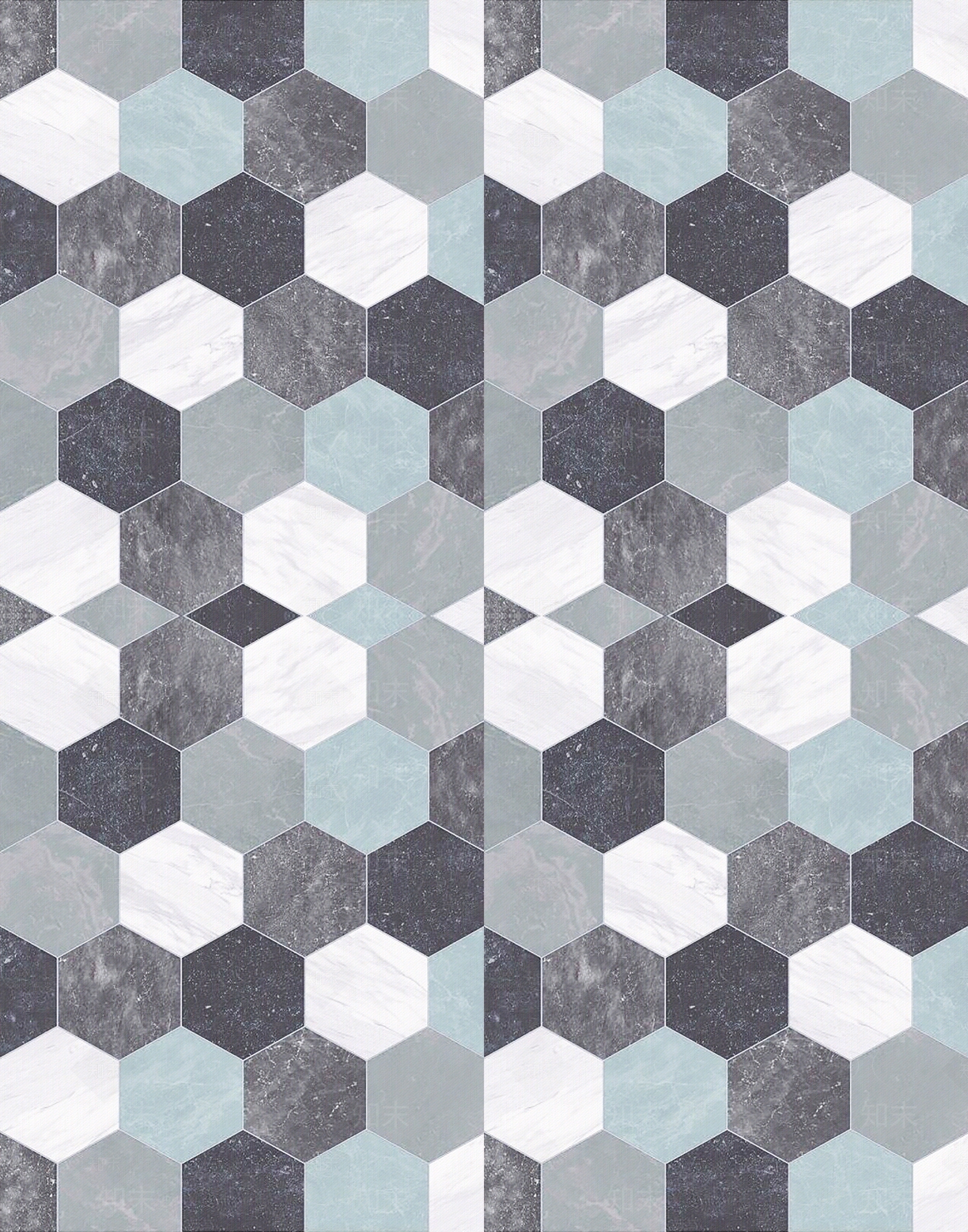 高级灰几何跳色瓷砖贴图下载【ID:1143972397】