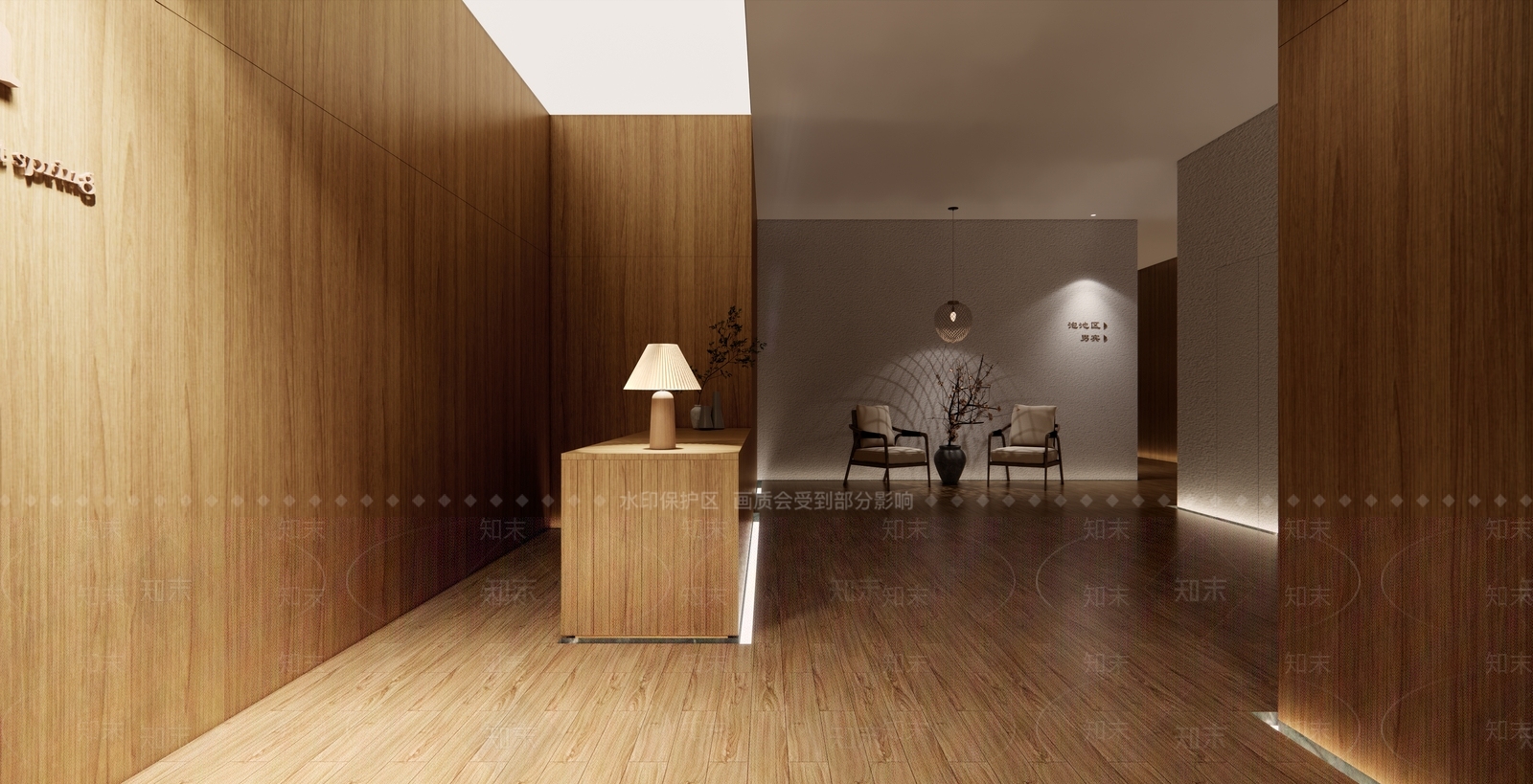 现代SPA会所SU模型下载【ID:1143979099】