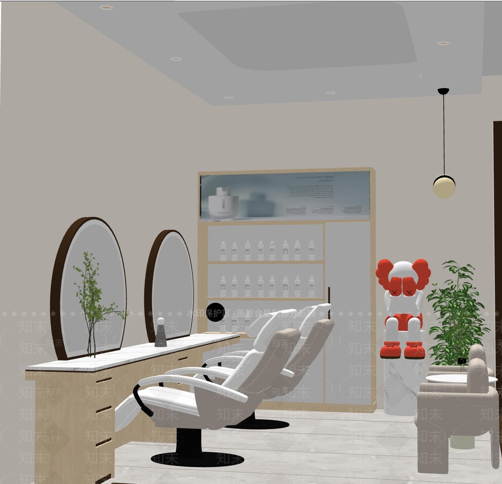 现代理发店VIP包间SU模型下载【ID:1143981963】