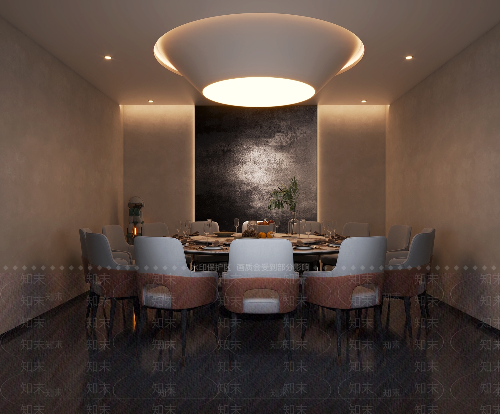 现代火锅店3D模型下载【ID:1213996956】