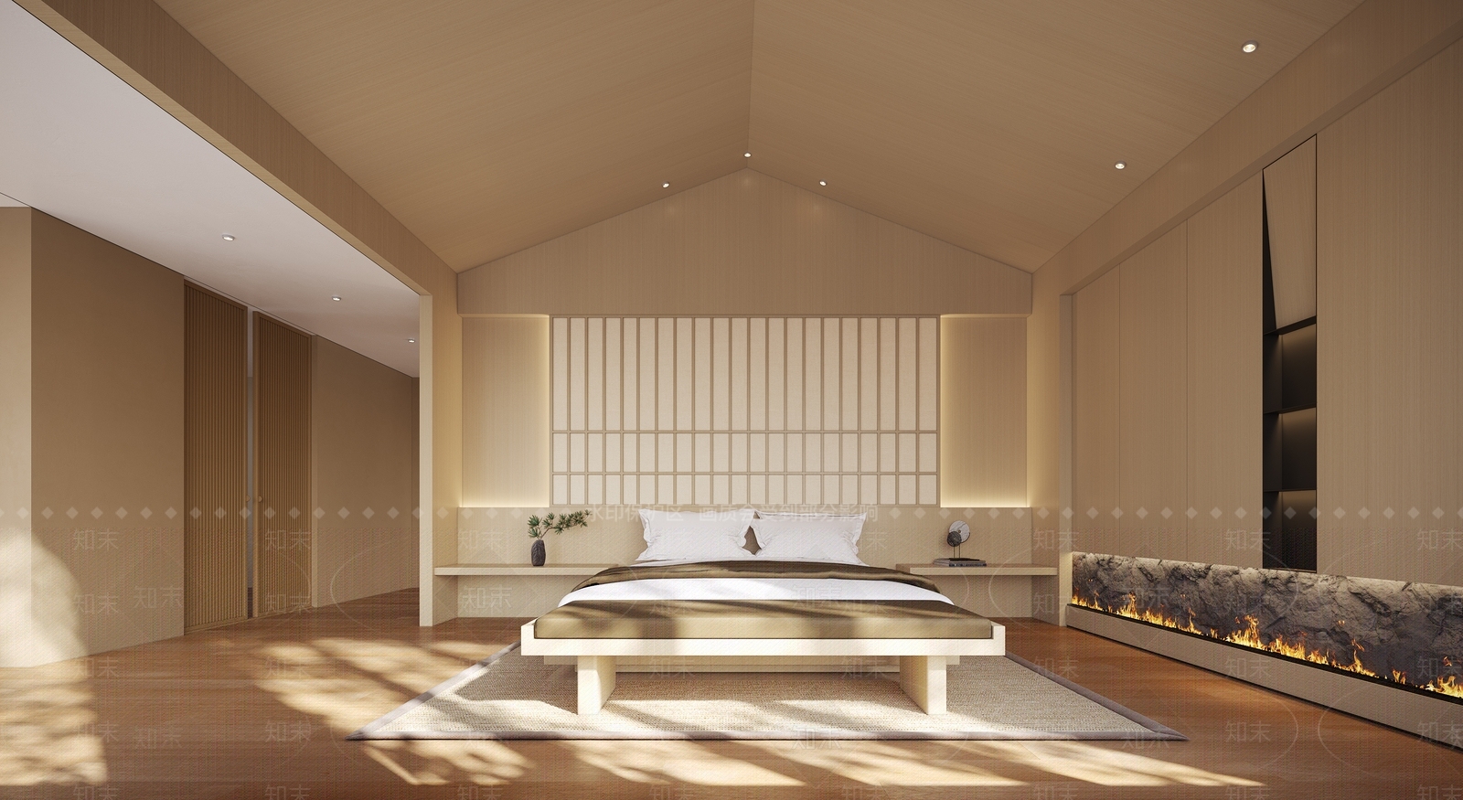 侘寂民宿3D模型下载【ID:1144003783】