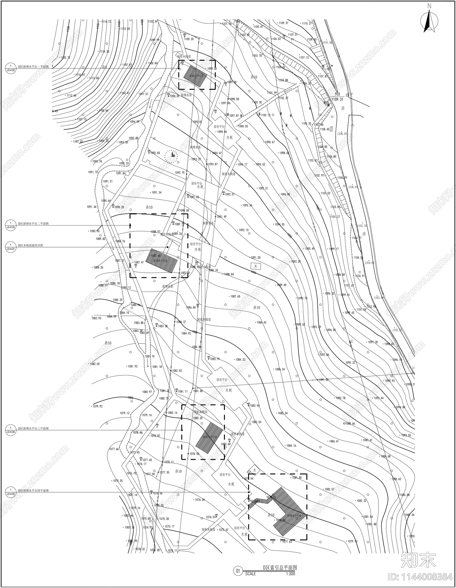 露营基地景观全套cad施工图下载【ID:1144008384】