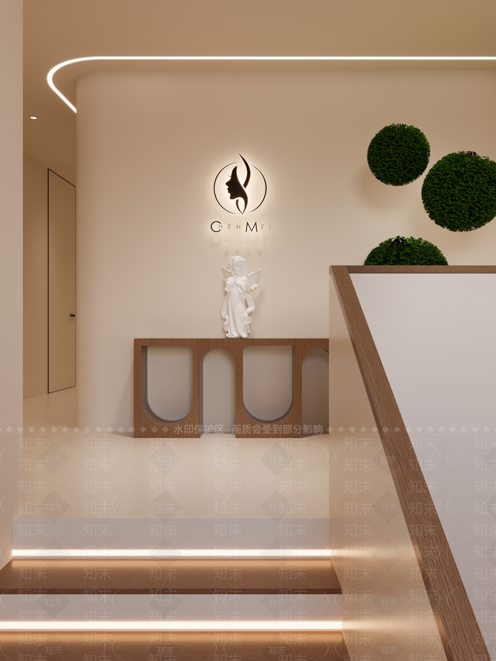 现代美容SPA店3D模型下载【ID:1144013403】