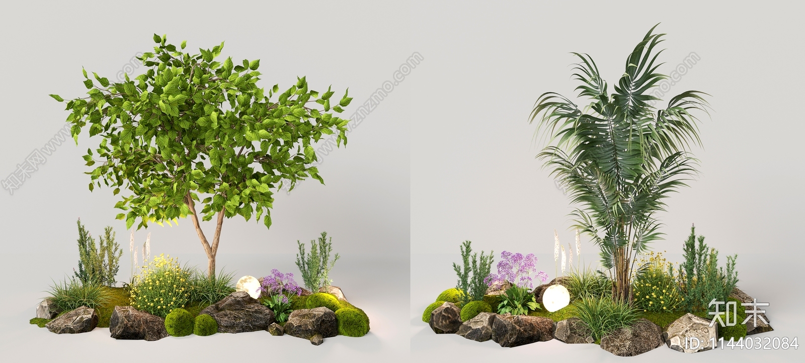 植物堆3D模型下载【ID:1144032084】