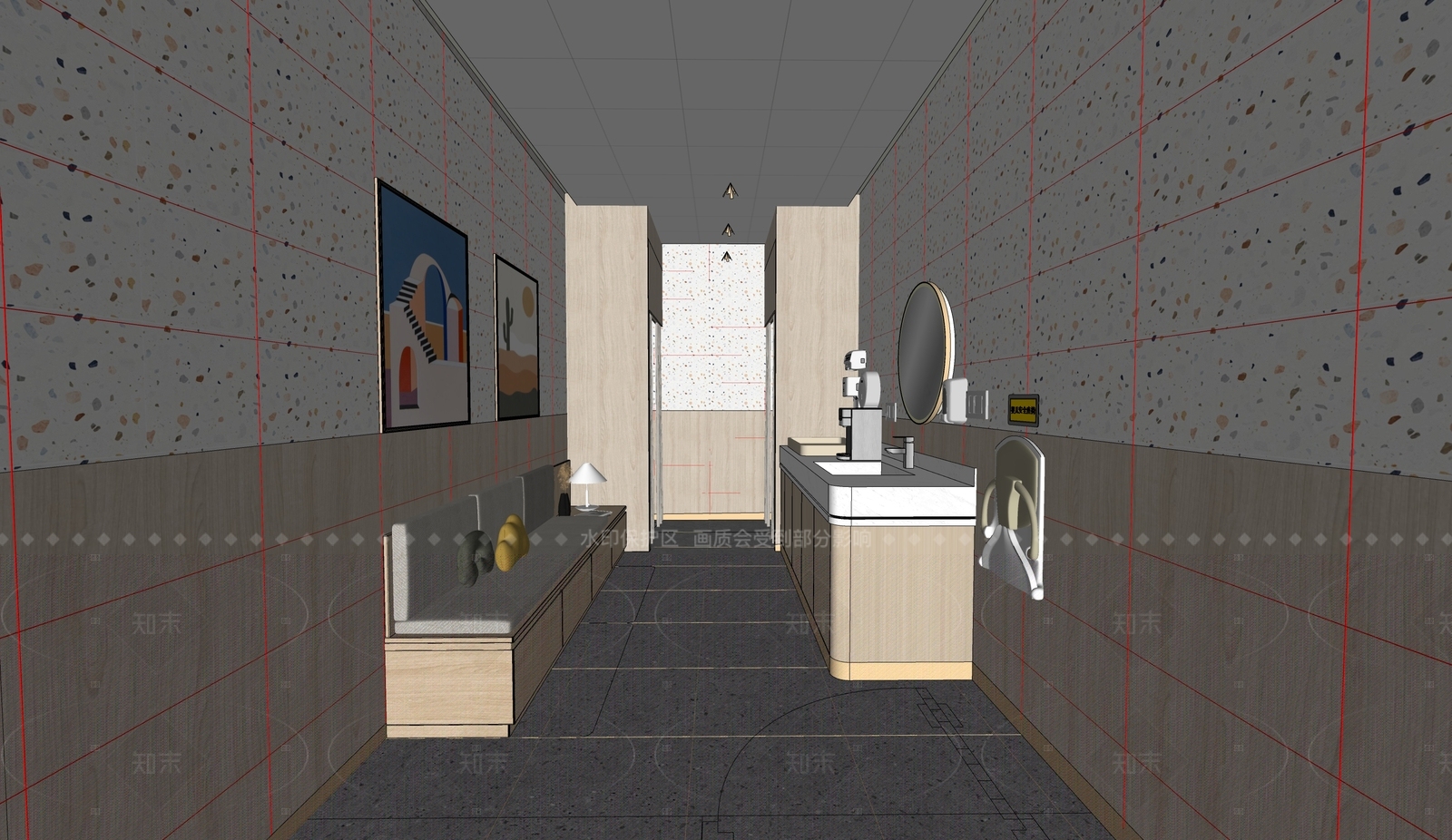 现代母婴室SU模型下载【ID:1215949321】