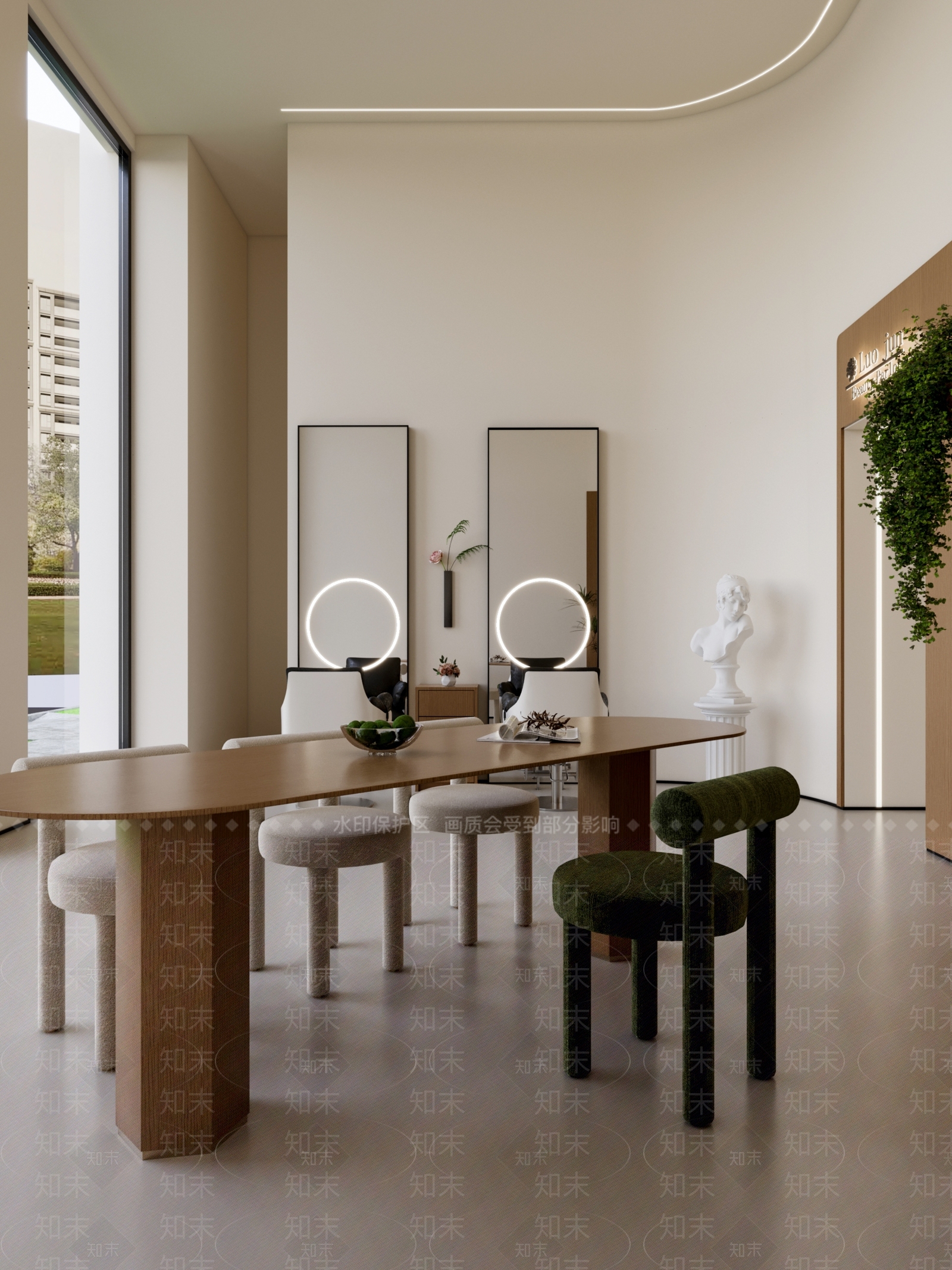现代美容SPA店3D模型下载【ID:1144043080】