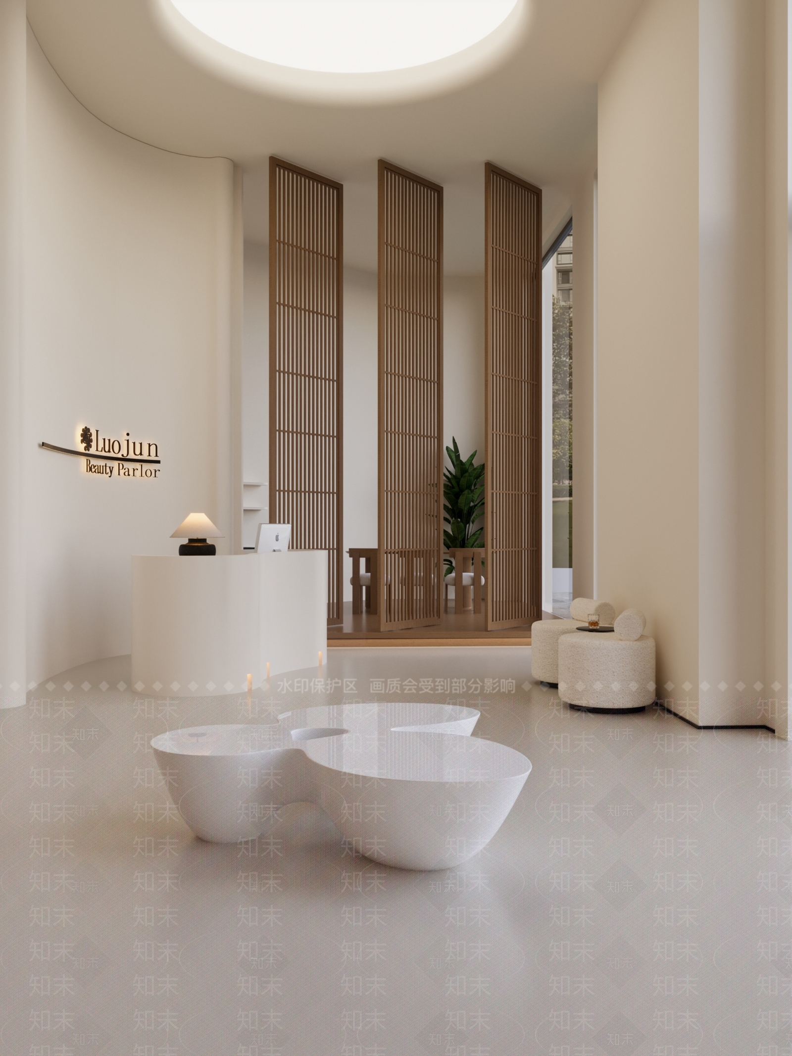 现代美容SPA店3D模型下载【ID:1144043080】