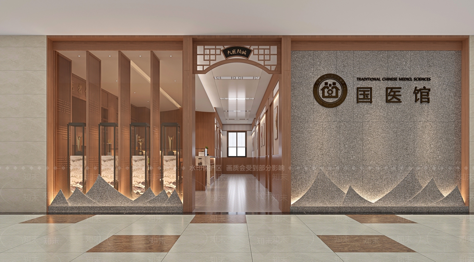 新中式中医馆3D模型下载【ID:1144058520】