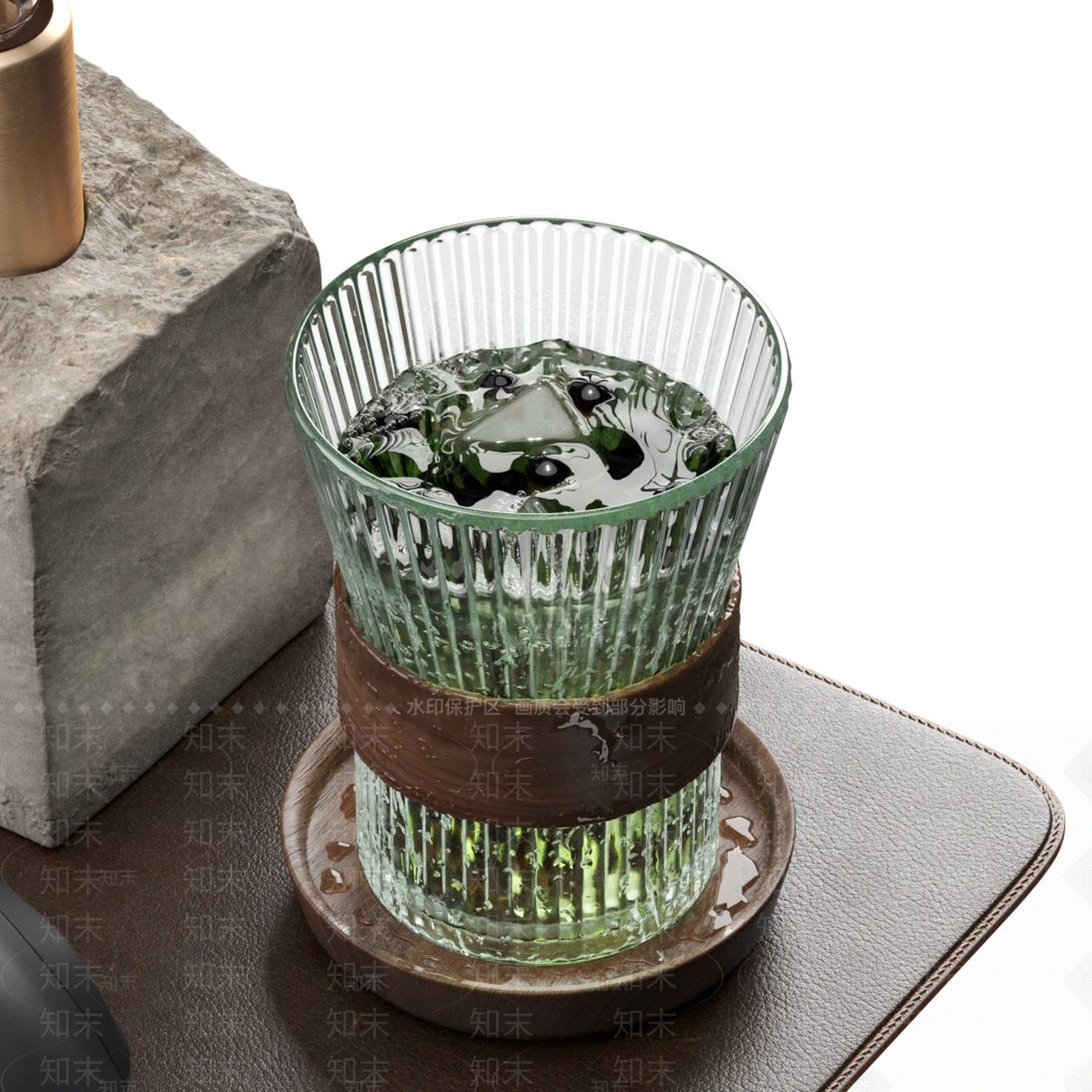 办公用品组合3D模型下载【ID:1144059135】