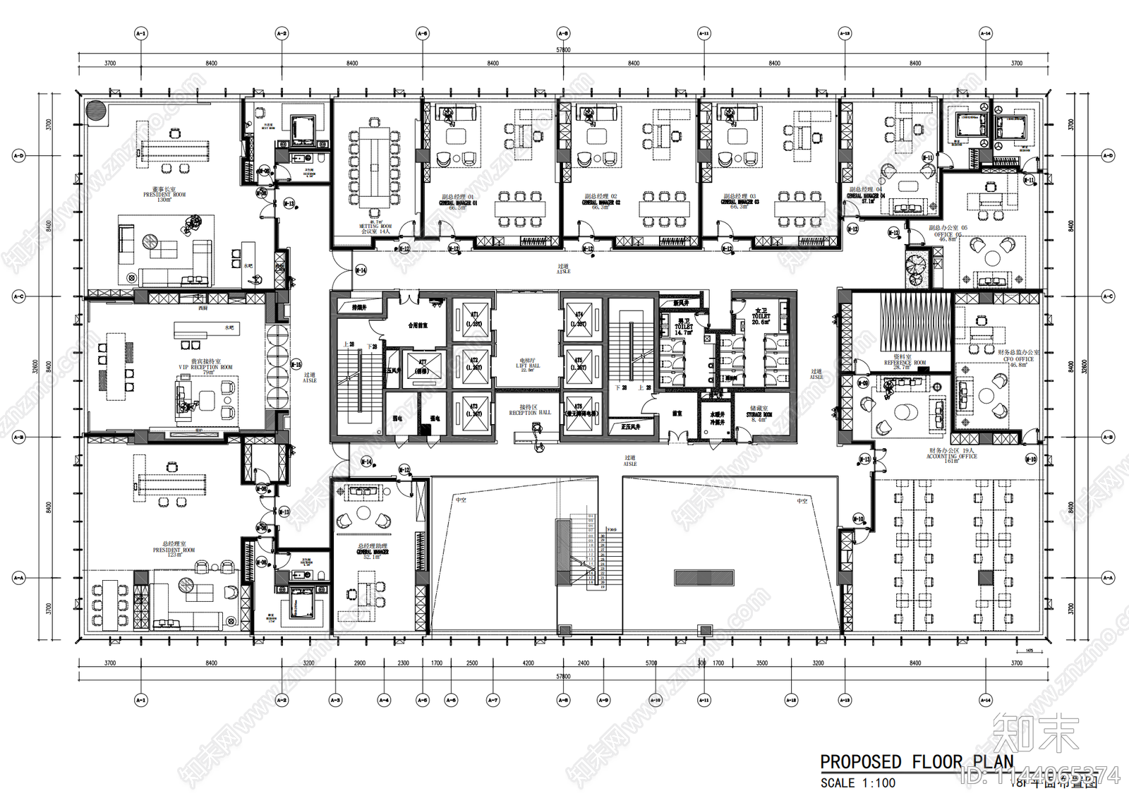 丹健国际临沂奥正办公室室内施工图下载【ID:1144065374】