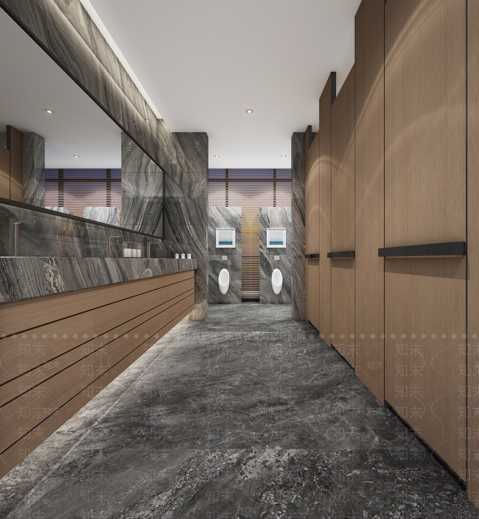 现代公共卫生间3D模型下载【ID:1144069403】