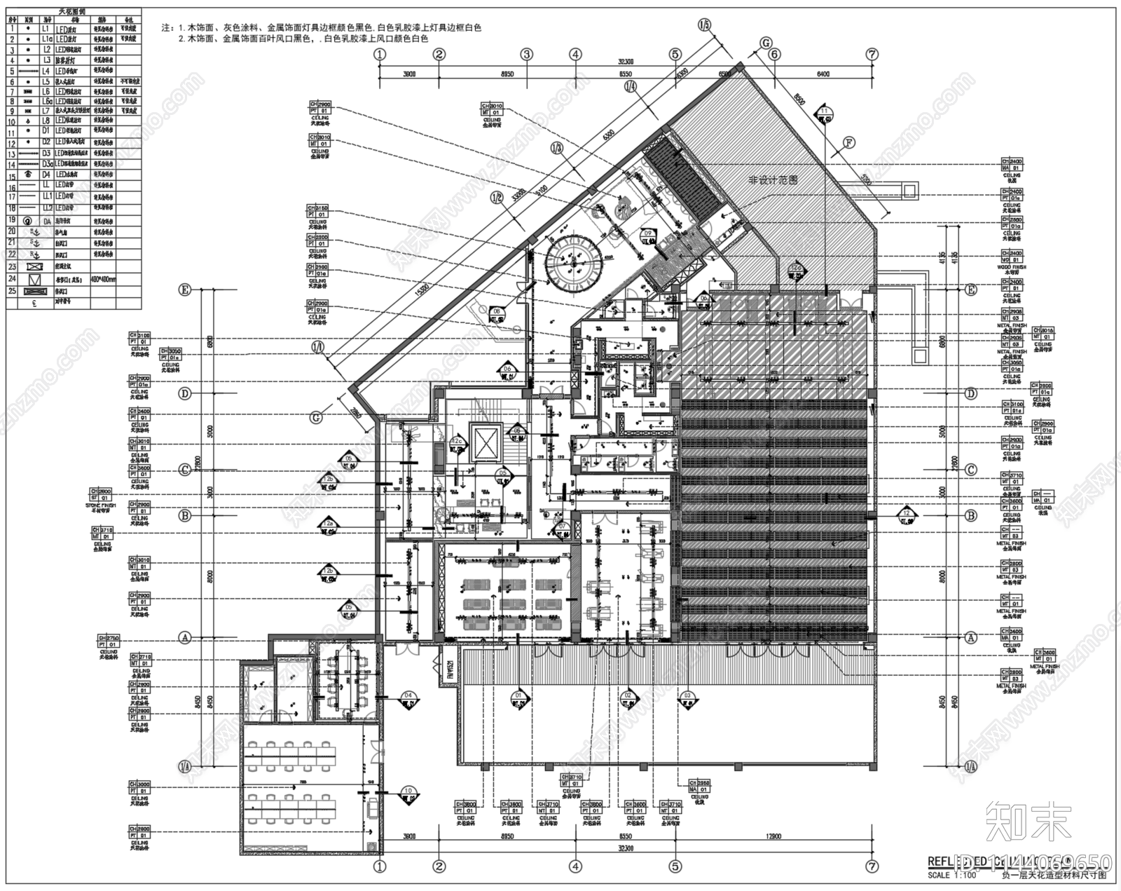 丹健国际南京江心洲会所室内施工图下载【ID:1144069650】