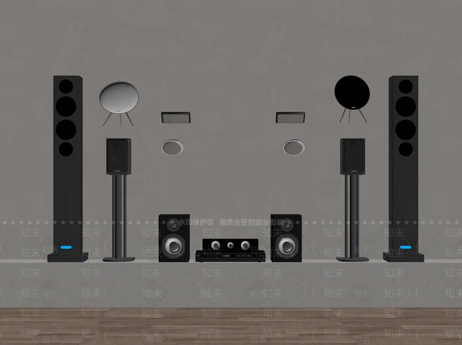 音响SU模型下载【ID:1144078897】