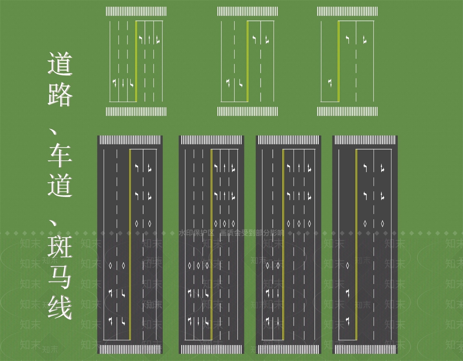 现代道路SU模型下载【ID:1144079180】