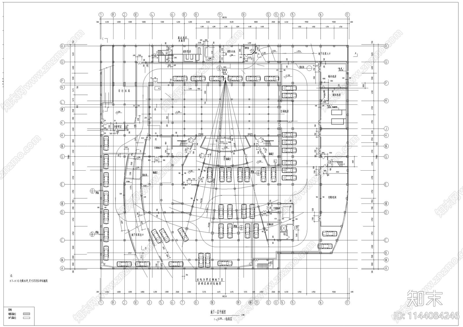 影剧院建筑cad施工图下载【ID:1144084246】