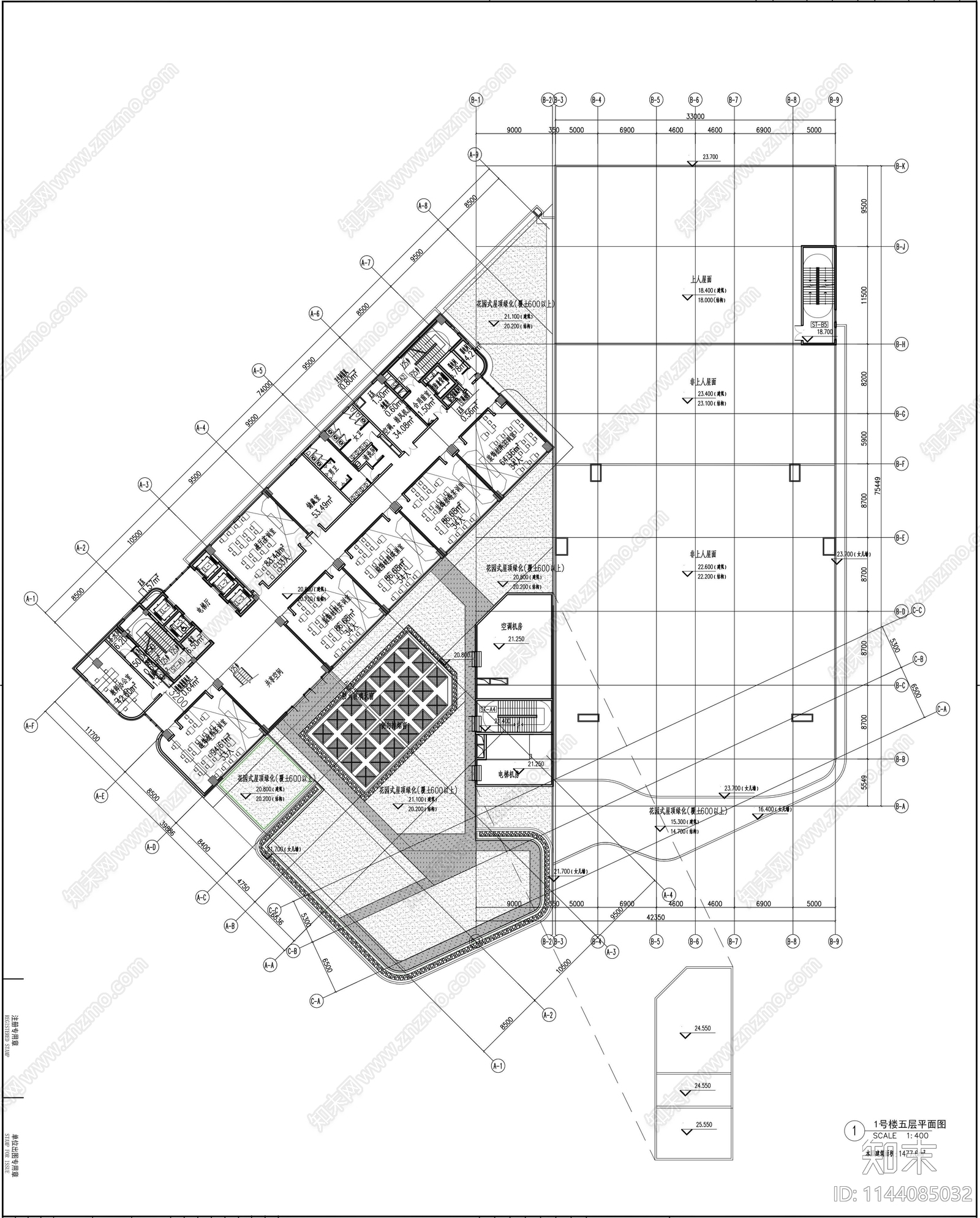 工艺美术学校建筑cad施工图下载【ID:1144085032】