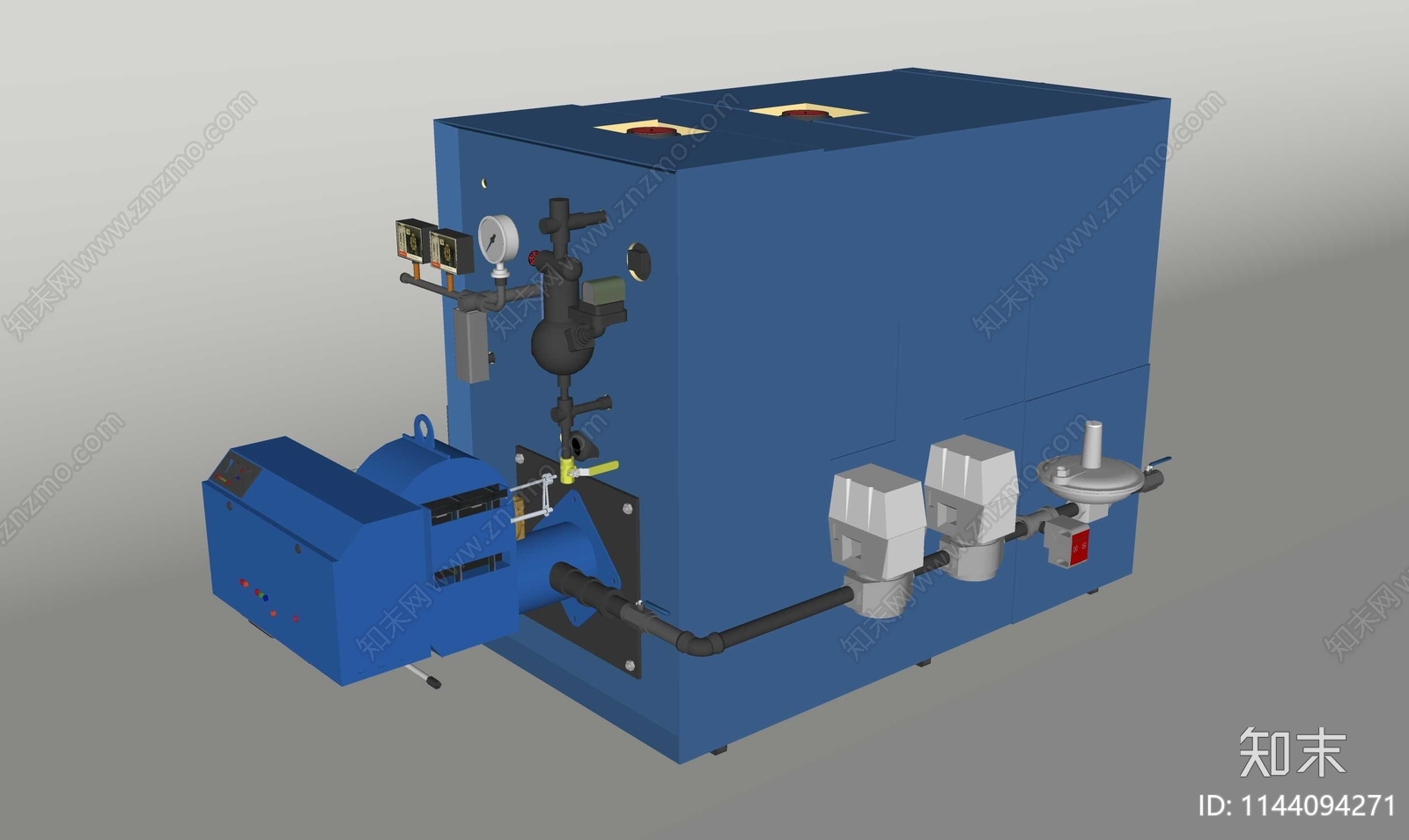 小型燃气锅炉SU模型下载【ID:1144094271】