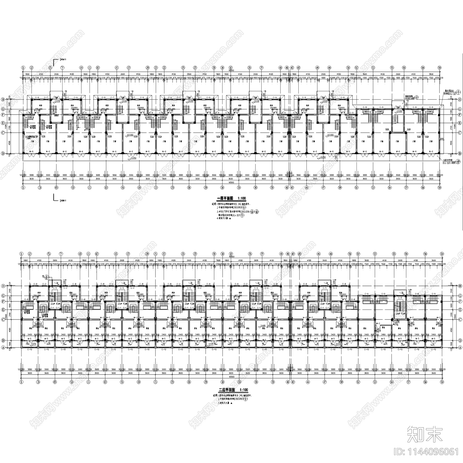 农贸批发综合百货菜市场建筑40套施工图下载【ID:1144096061】