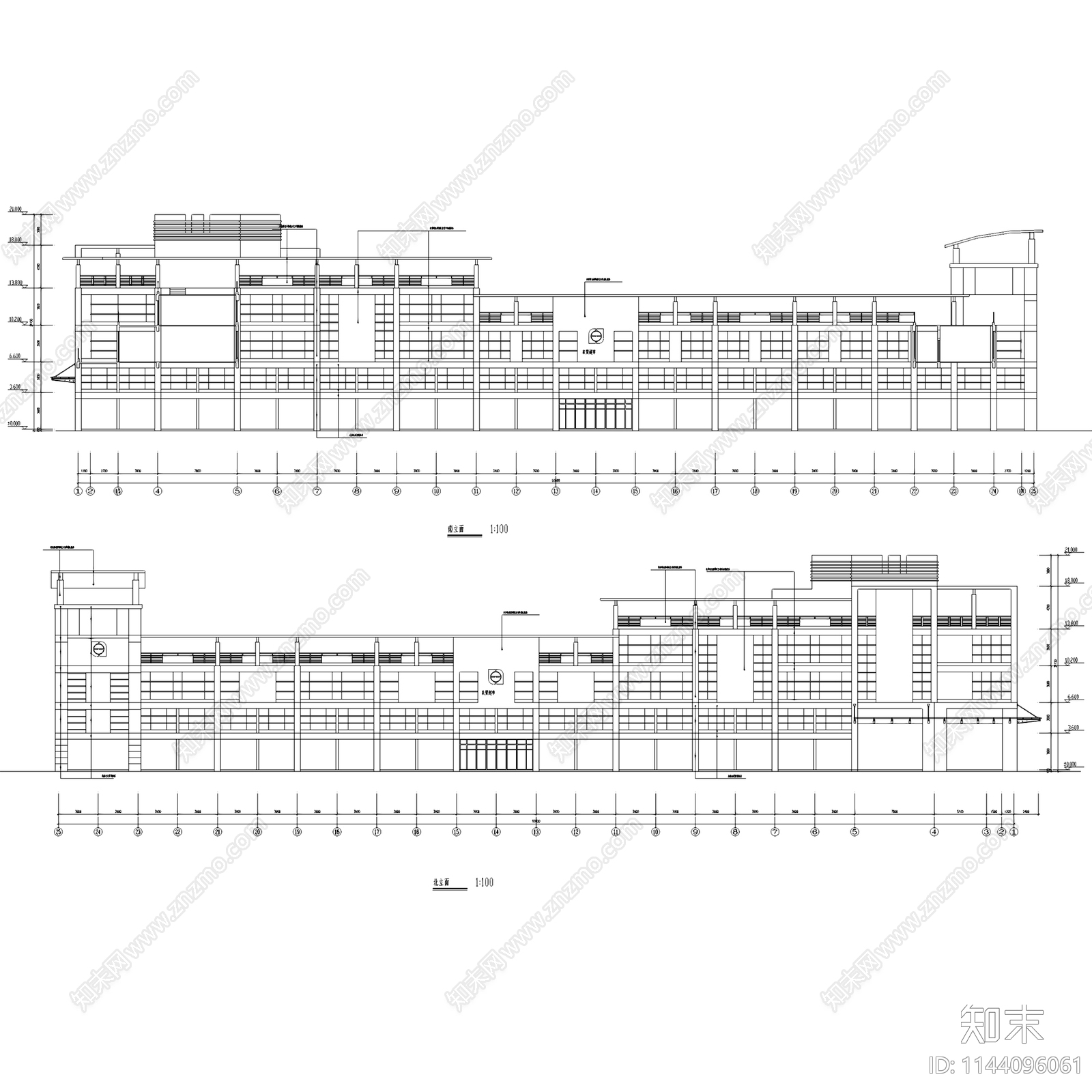 农贸批发综合百货菜市场建筑40套施工图下载【ID:1144096061】