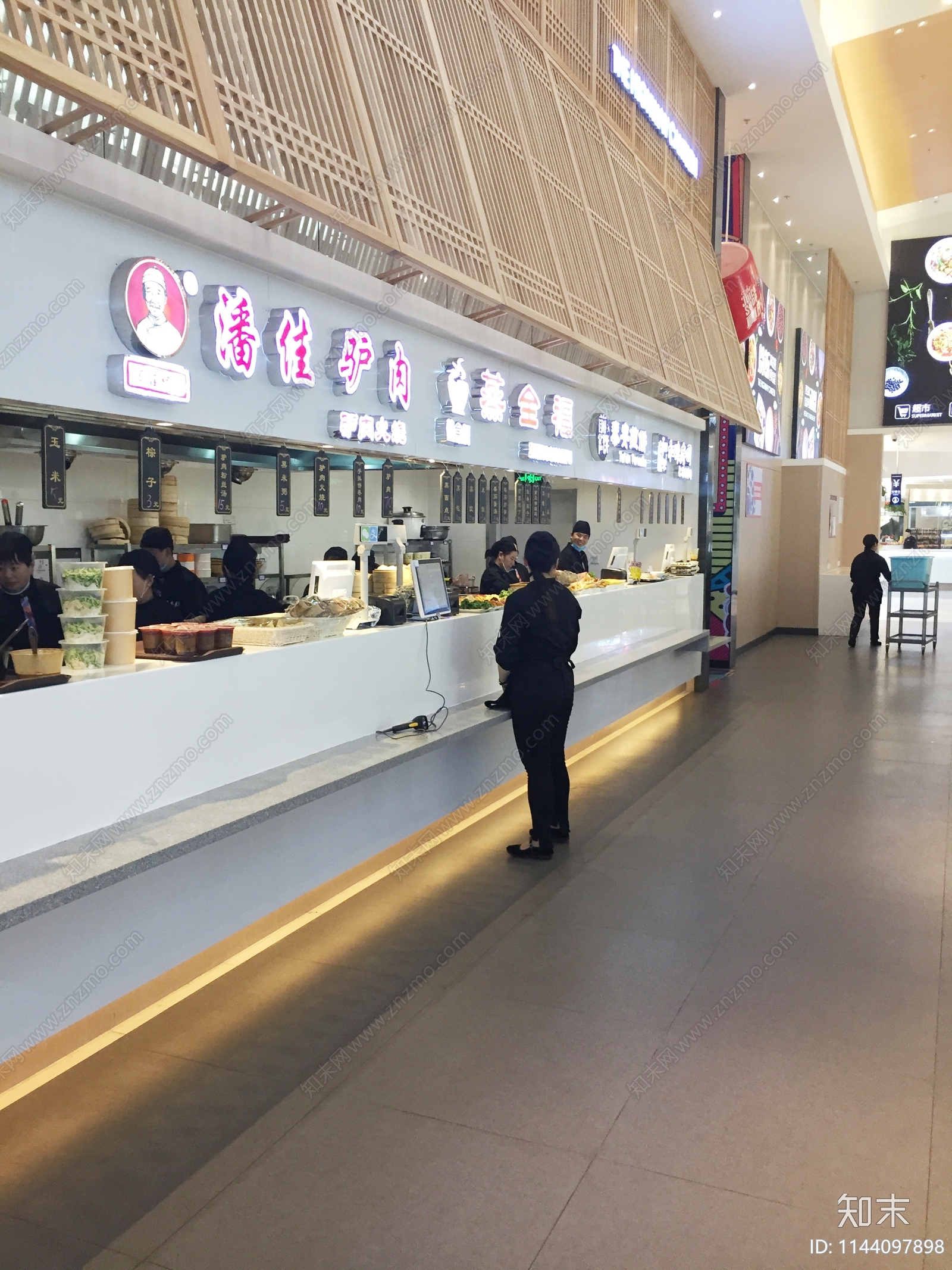 山东高速泰安服务区室内装修cad施工图下载【ID:1144097898】